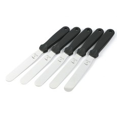 구떼 미니 pp 스패튤러 155mm, 검은색, 5개