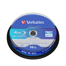 Verbatim BD-R DL 50GB 6X 空白光盤蛋糕 10p, 043746-02