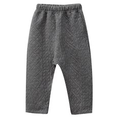 PLAYMALL 兒童麻花鋪棉哈倫褲