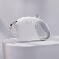 파스텔펫 반려동물 컬러 핸들 자동리드줄, 그레이, 1개