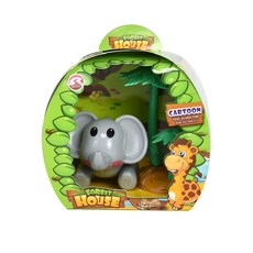 NinoSano Forest House 人偶工作娃娃, 灰象朋友, 10厘米