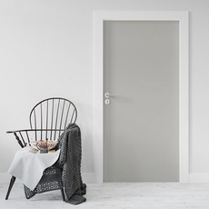 로즈로사 현관문 방문 시트지 2p, 연회색, 100 x 210 cm