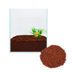 grovita 開放式魚缸 SAT-300+魚缸專用生物砂 紅色 8kg, 混合顏色