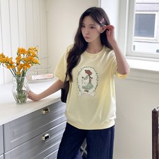 Andaromi 奶油餅乾短袖大學T