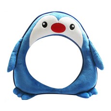 動物造型汽車座椅後照鏡, 藍色, 1入