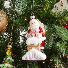 모던하우스 Objet Ornament 굴뚝 산타 오너먼트, 혼합색상, 1개