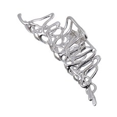 soosda 幾何圖形金屬盤髮鯊魚夾 4113