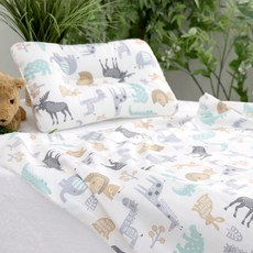 제이유니 극세사 블랭킷 + 베개 세트, 사바나