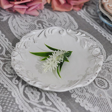 ELIOS My Flower 麵包盤 B型 3448, 白色, 1個