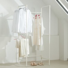 MF MAGIC HOUSE 3層可折疊衣架, 白色
