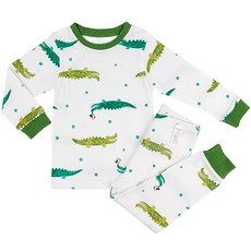 Maykids 童款30支棉鱷魚王家居服套裝