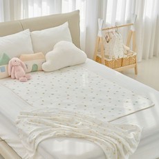 아가짱 듀라론 밤부 양면 냉감 방수패드, 여름바다, 1개