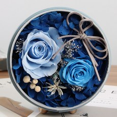 조화 로즈 원형 드라이플라워 선물세트 C_RD_81, 스타일3, 1개