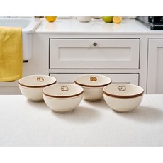 Modern House L 胖貓咪大碗 D12 4件組, 1套, 混合色