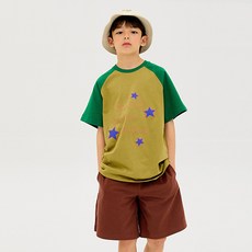 unifriend 兒童透氣Shine五分棉質上下衣套裝