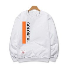 네오짱 와이티클로젯 남여공용 컬러풀 기모 맨투맨 티셔츠