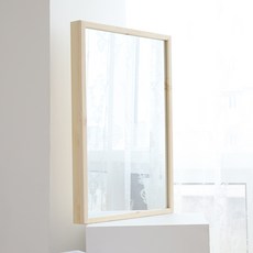 WOOD REPUBLIC 臥室化妝臺壁鏡 中型 600 x 400 mm, 雲杉原木