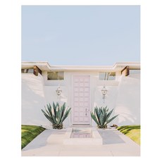 居家裝飾現代風格白門海報 + 白木掛軸組