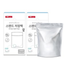 Saenghwaleulgeurida 立式分裝夾鏈袋 銀色 L號 30入, 2盒