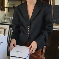 TANIZ Le Mel 標準版型單排扣西裝外套 女款夾克