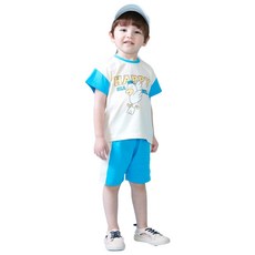 삼소니 아동용 통기성 케이프 반팔 상하 세트