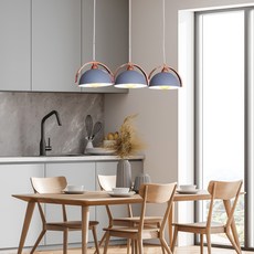 원하 식탁등 인테리어 펜던트3등 W186-3, 그레이