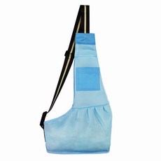 RaonToU 寵物簡約單肩背帶, 27藍色網眼