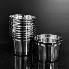 hwa young 營業用不鏽鋼骨夾醬料罐 大, 單一顏色, 10個