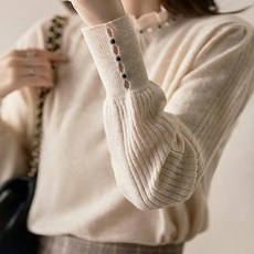 Murielle 女款領袖裝飾亮點針織T恤