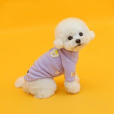 ITS DOG 寵物暖身好友T恤, 紫色, 1個