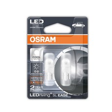 OSRAM 歐司朗 LED車用燈泡 泡殼包裝, T10, 混合顏色, 1套