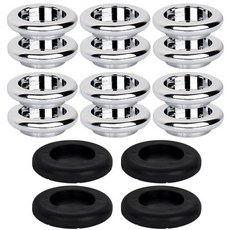 DDAKEASY 洗衣機支架 黑色 4入+ 銀色 12入, 單品, 1組