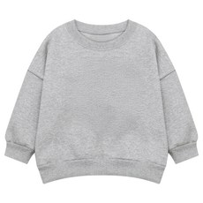 LITTLE RABBIT 家庭日常素色寬鬆版大學T