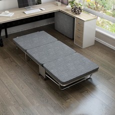 타니코튼 이동식 3단 접이식 침대, 그레이