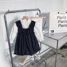 女童款Merrymel襯衫連身裙套裝