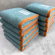 松月毛巾 AREUM 飯店面巾 180g 40支 精梳棉, 天空藍, 10個