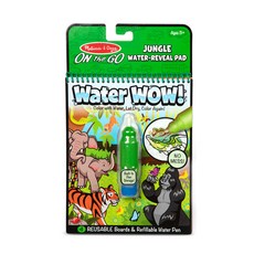 Melissa and Doug in the Jungle Water Wow 著色套裝 MD30176, 混色