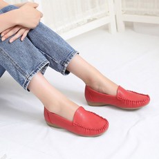 벨라노이 여성용 다양한칼라 손꼬멤 쿠셔닝 고무 몰드창 로퍼 2.5cm