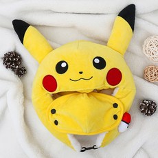 寶可夢兒童皮卡丘立體防寒帽