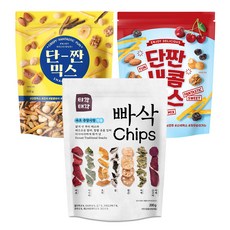 TigakTaegak 綜合脆片 200g+綜合堅果 450g+綜合堅果 450g, 1組