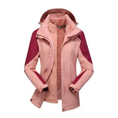 女性雙色戶外防風外套 LK 546