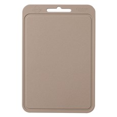 Kitchen Factory 粉彩白金矽膠嬰兒副食品砧板, 深米色