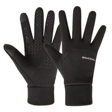 防水觸控手套 A款, 黑色的