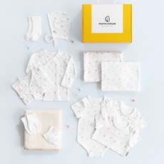 moms nature 嬰兒套裝彌月禮盒 12件組