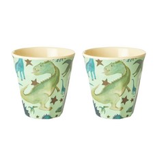 rice 孩童印花水杯 S號, Dino款, 2入