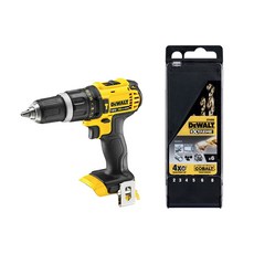 DEWALT 得偉 鎚鑽起子 20V DCD785N + 用於鋼 DT4956 的鈷鑽頭 6 件套, 1套
