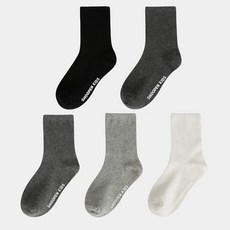 SHOOPENkids 兒童基本款襪子5件組 HPKL8DA91Z