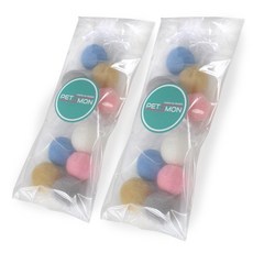 PETSMON 逗貓羊毛球 5入, 混色, 1套