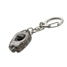 GENTOS 超迷你鑰匙圈手電筒 15流明 SK-8GBK, 1個, 黑色