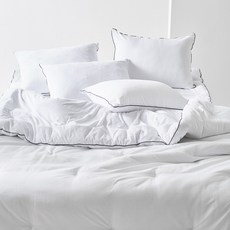 La Pomme 諾爾維克雙面極細纖維鋪棉被, 都會白